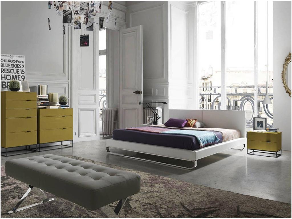 Dormeva 5-drawer chest in lacquered wood and black steel - Cream color KDDY40501