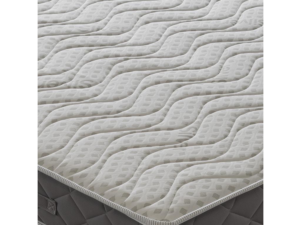 Memory foam mattress - 11 comfort zones - Silver Safe cover 120x190 cm AXLK95893