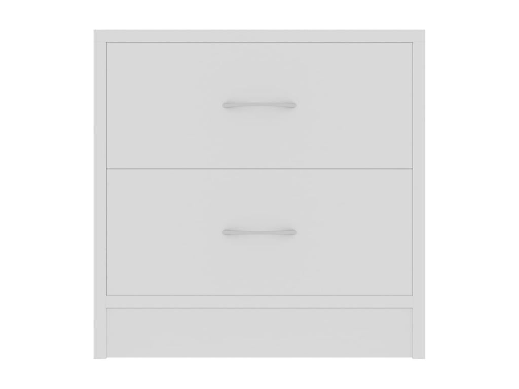 Dormeva Premium - White Bedside Table 40x30x40 cm Engineered Wood ZFGF72299