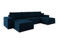 Lysvia 109 Corner Sofa, Blue, Sleeping Function, Bed Box, 370x181x94cm, BZUW88422