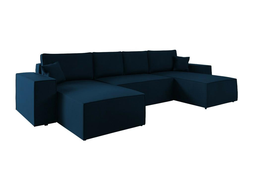 Lysvia 109 Corner Sofa, Blue, Sleeping Function, Bed Box, 370x181x94cm, BZUW88422