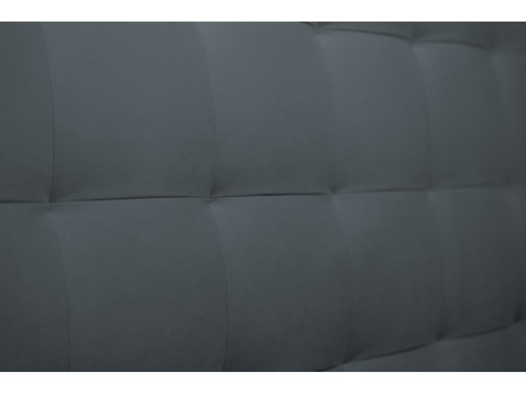 Upholstered Headboard in Anthracite Grey Velvet, 90 cm Wide - 10 cm Thick, Padded WMES10743