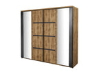 Dormeva - 2 Sliding Door Wardrobe 245cm Wood Effect GXGM40191