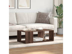 Coffee table in brown oak, 89.5x48x30 cm, engineered wood, MTNH53346