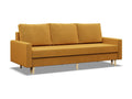 3-seater sofa with sleeping function, reversible cushion, yellow, DPEP08562