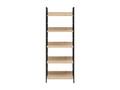 5-tier oak bookcase, 60x27.6x158.5 cm, engineered wood, IVIS33155