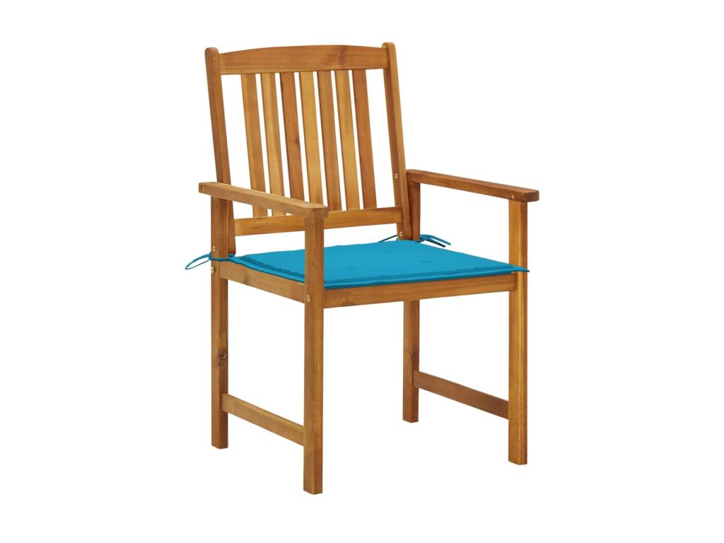 Director's chairs with cushions, 4 pcs, Dormeva solid wood, 16 EJUS92556