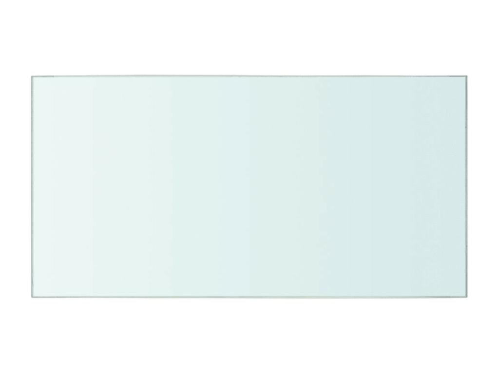 Clear glass shelf panel 40x20 QPNR36508