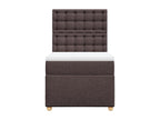 Dormeva bed base with mattress, dark brown, 100x200 cm QVUX57133