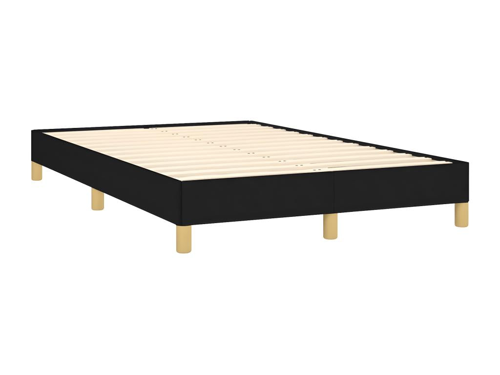 Bed frame without mattress black 120x190 cm fabric GTLW85570