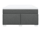 Dormeva bed base with mattress, dark grey, 160x200cm, fabric AFRX73852