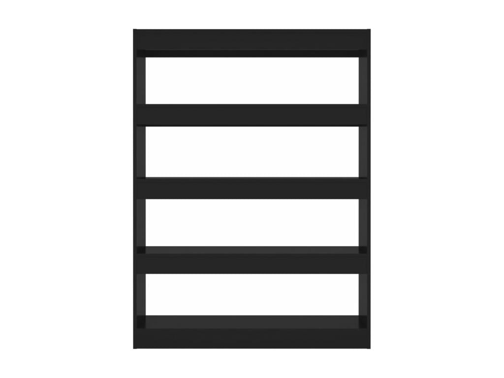 Black Bookshelf/Room Divider 100x30x135 cm WNEH93524