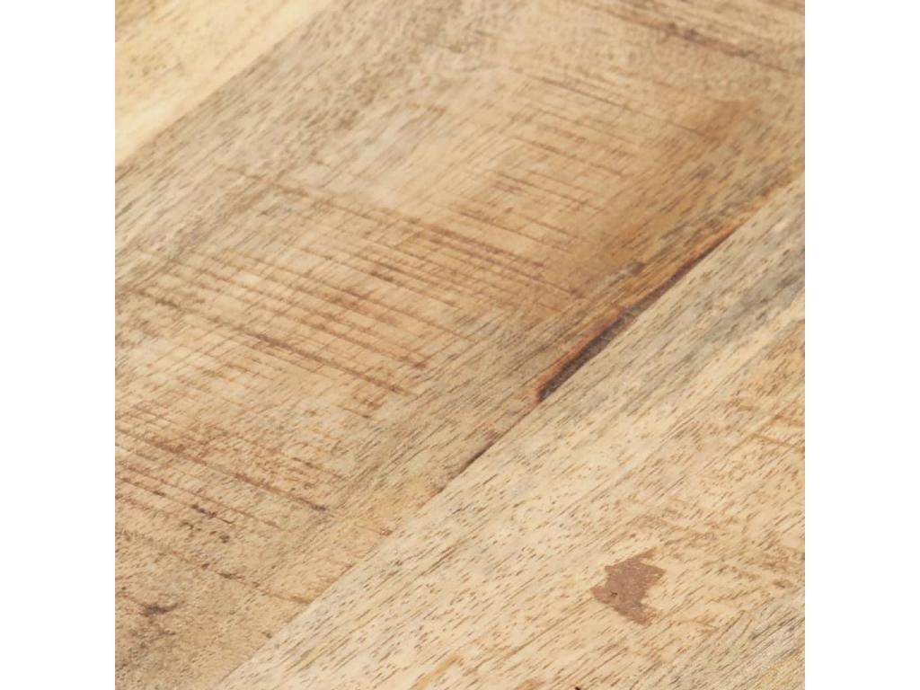 Grey coffee table 68x68x30 cm Solid mango wood PENJ05173