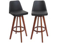 Dormeva-C43 bar stool, set of 2, black SBRQ28249