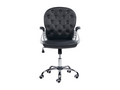 Dormeva Black PU Leather Office Chair YWKF82035