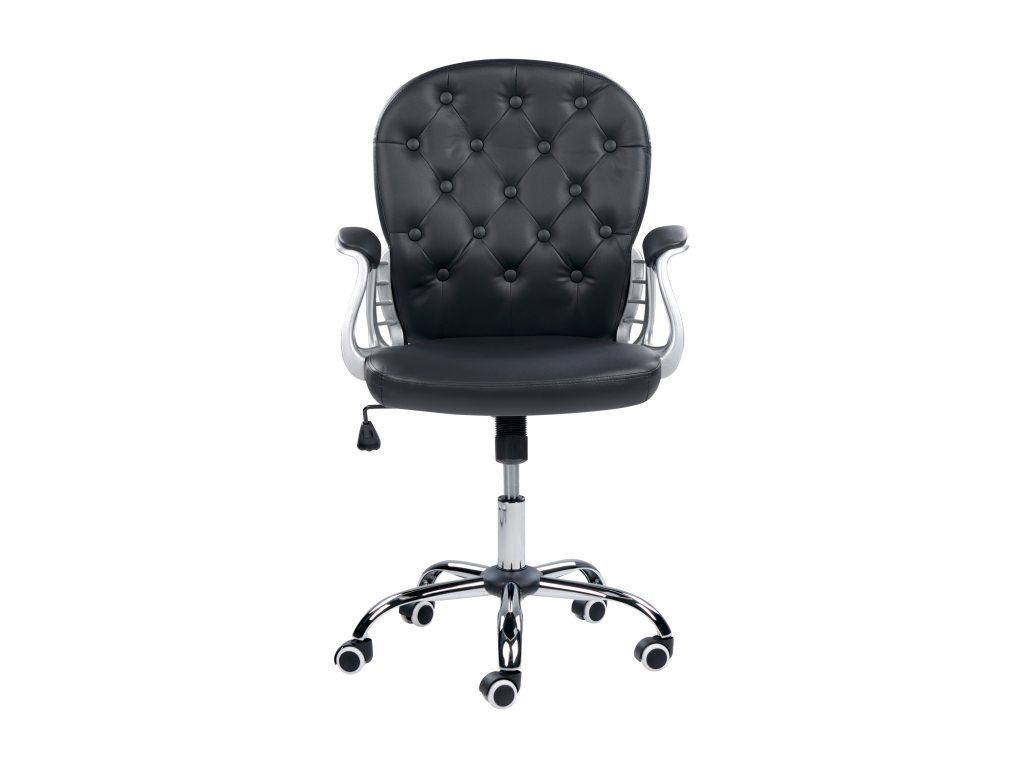 Dormeva Black PU Leather Office Chair YWKF82035