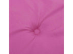 Garden chair cushions, set of 6, pink, 40x40x3 cm, fabric, WDNL20554