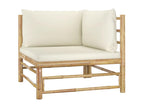 Dormeva AWZJ17949 8-piece garden furniture set with cream-white cushions