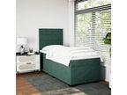 Dormeva bed base with mattress, dark green, 100x200 cm, BXRJ67408