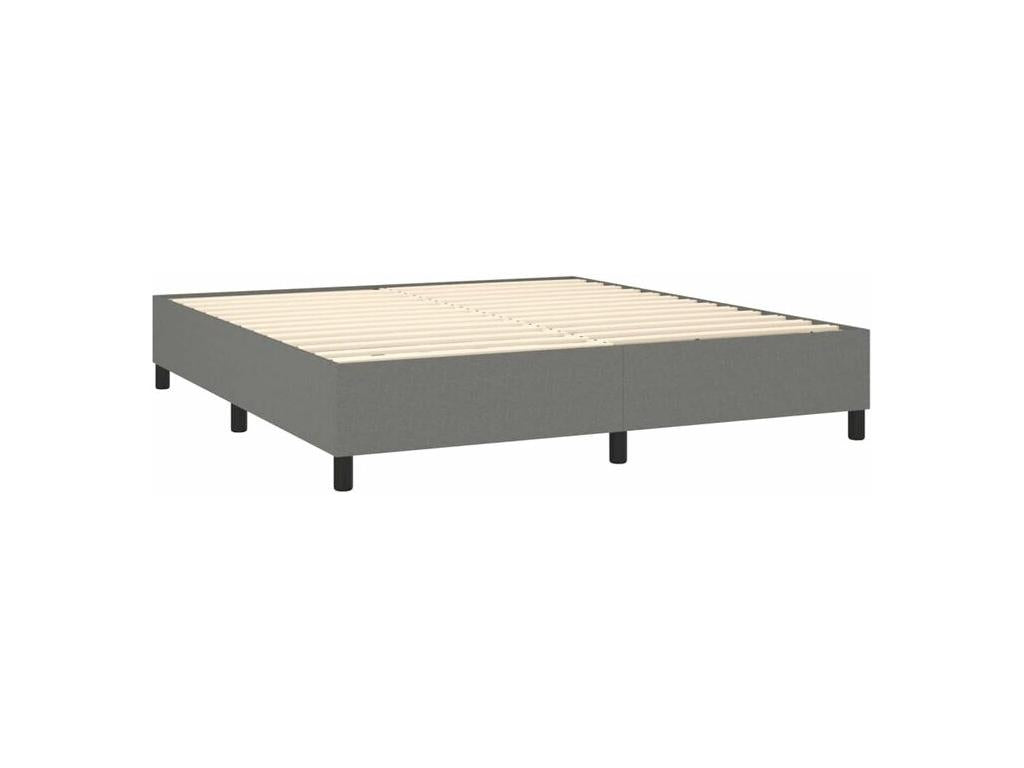 Dormeva bed base with mattress, Dark Grey 180x200 Fabric NKIR77022