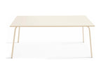 Garden table and 6 chairs in ivory metal - Dormeva AGGO38715
