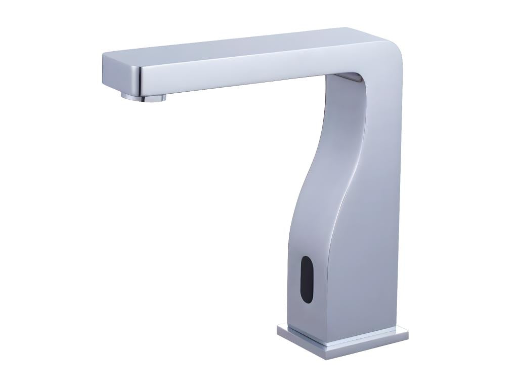 Automatic designer washbasin tap with cold water, chrome finish - Zensova FFDR94938