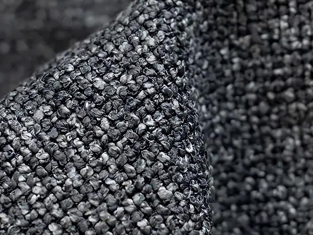 Modular sofa chair in textured fabric - graphite - Dormeva UUEJ17517