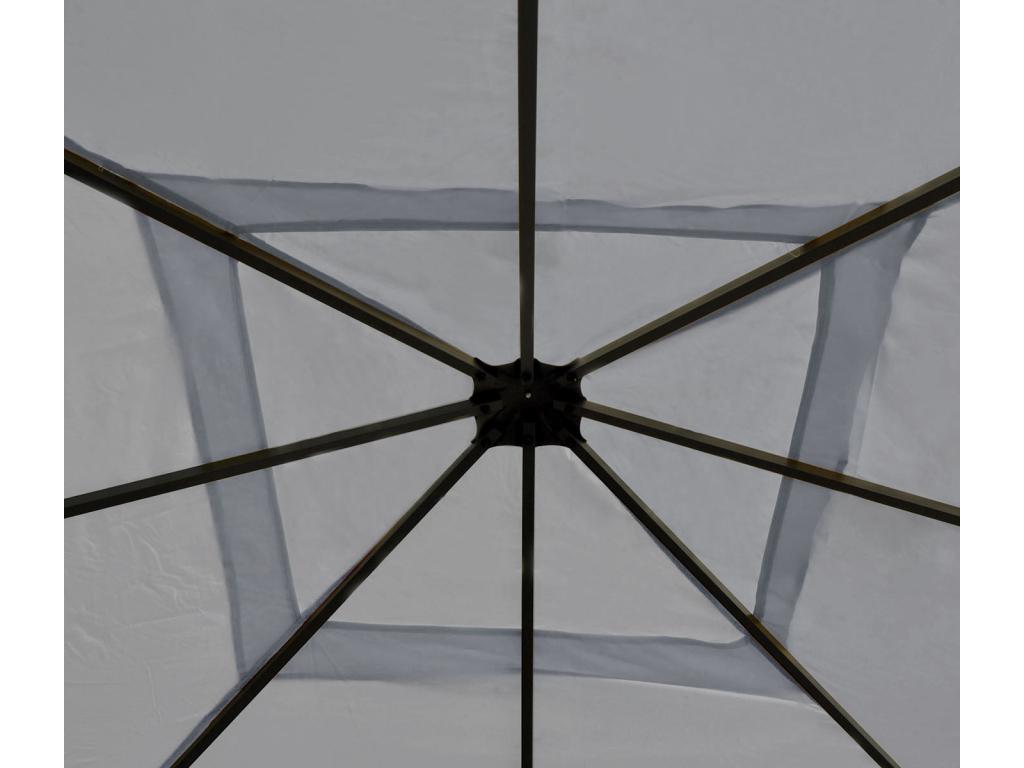 Replacement roof for Dormeva gazebo 4x4m - light grey HIYV84828