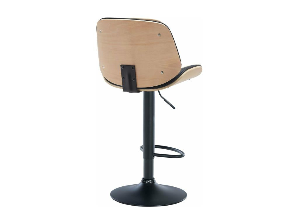 Brown metal designer bar stool, 49.5x50x90 cm, 10 0005297 EEDL43978