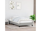 Light Grey Bed Frame 100x200 cm Fabric KPQN28194