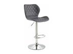 Bar stool x1, grey metal, 47x51x88 cm, 10 0004646 SZSU36217