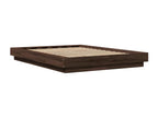Bed frame without mattress, brown oak, 120x200 cm, GLSA04386