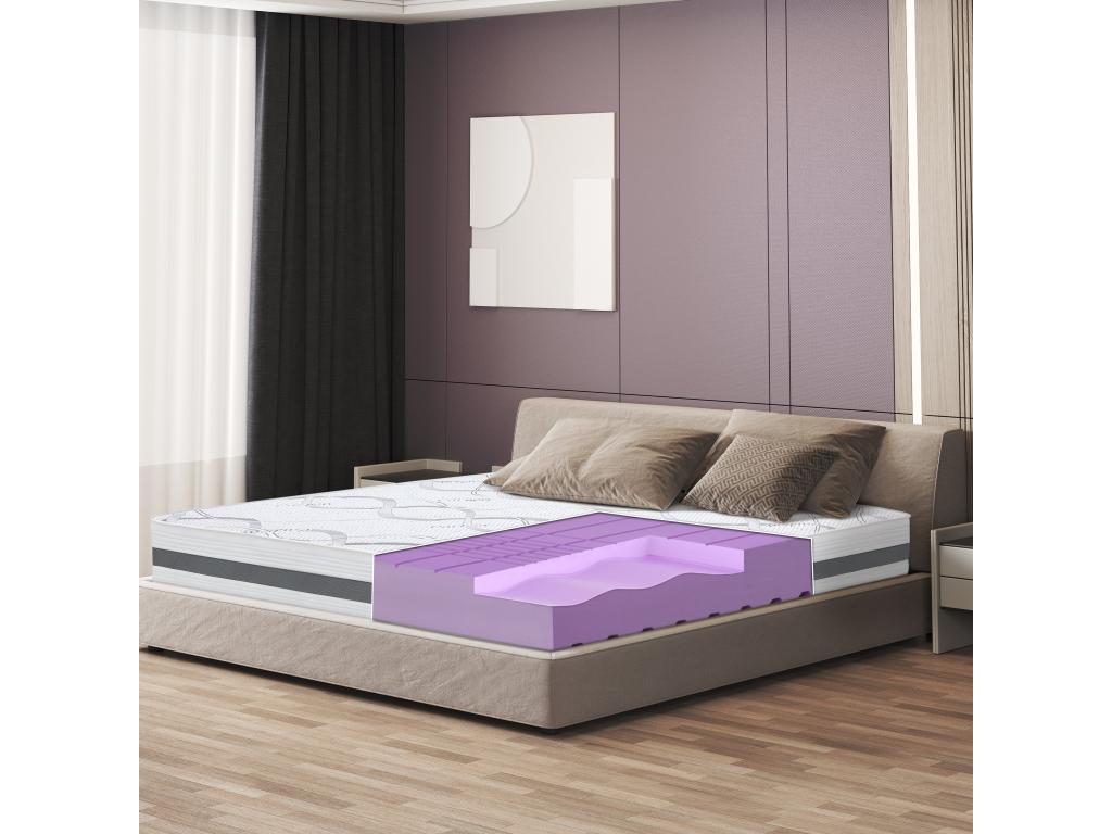 Dormeva Double Mattress - Size 190x205 with Memory Foam - Premium Quality - Height 25 cm - Made in Italy RXXW82910