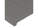 2-piece headboard, dark grey, 100x5x78/88 cm, fabric, KSHF17940