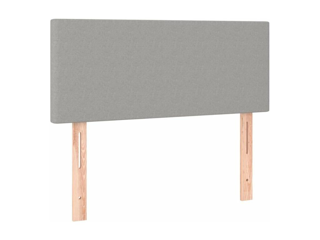 Dormeva bed base with light grey mattress 80x200 Fabric FEYA55798