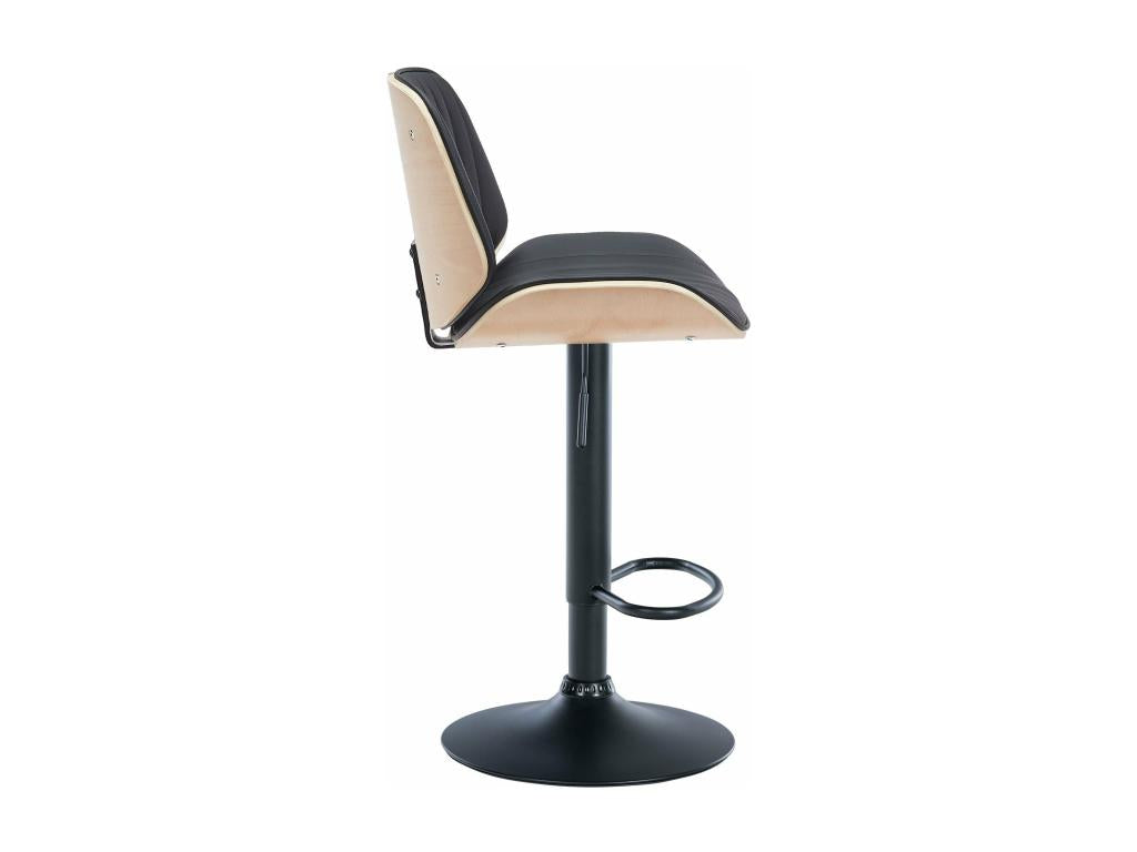 Brown metal designer bar stool, 49.5x50x90 cm, 10 0005297 EEDL43978