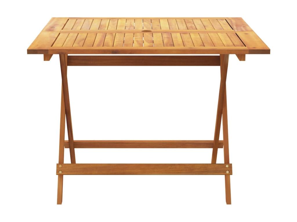 5-piece garden dining set, anthracite fabric, solid wood MLBR78841