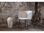 Lumenao beige velvet dining chair. QFZX95158