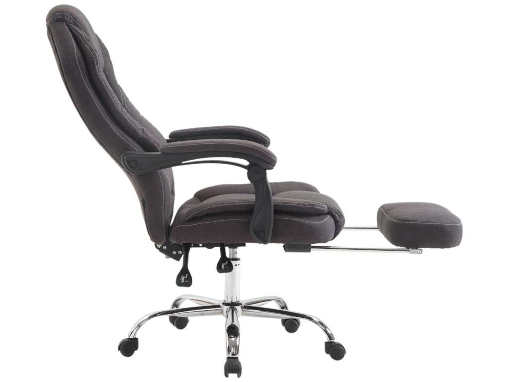 Office chair - Fabric / Chrome metal - Dark grey - Dormeva RJFT29785