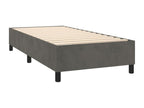 Dormeva bed base with mattress and LED, Dark Grey, 90x190cm, BOET18268