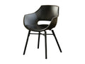 Chair - Black faux leather - Lysvia NMFP43919