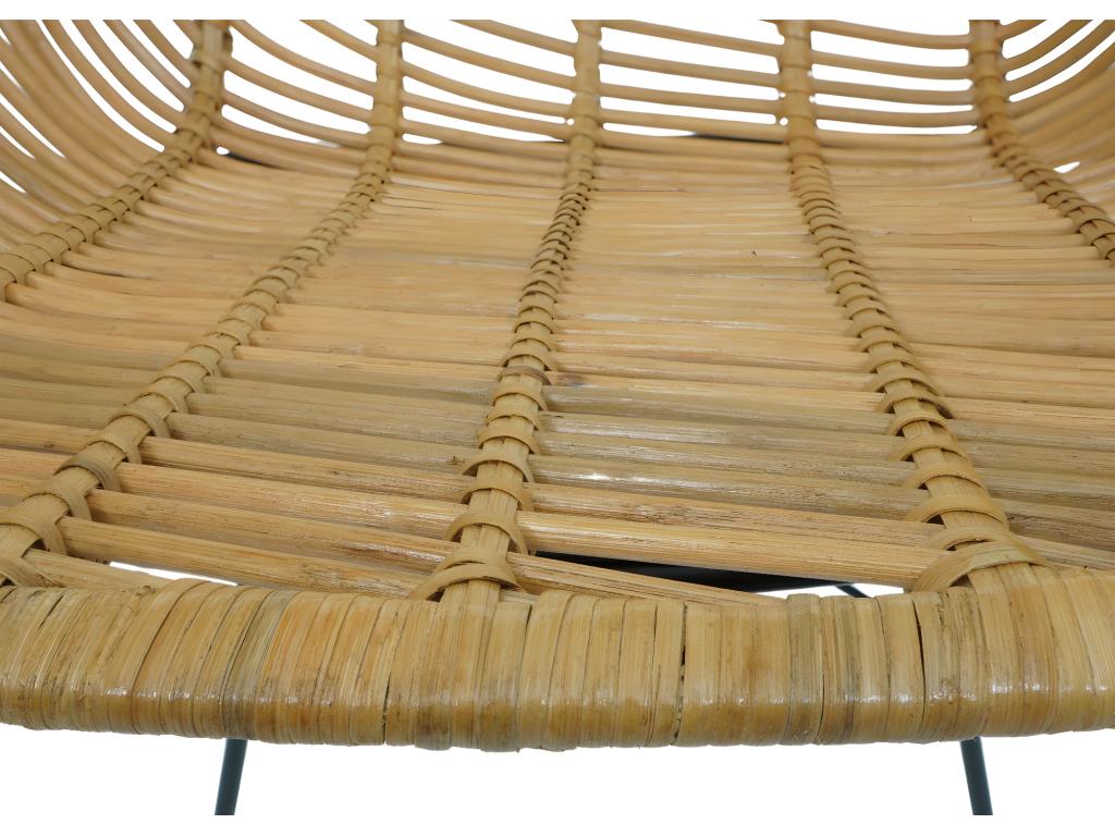 Dormeva-M28 Dining Chair, Wicker Kitchen Chair, Rattan Chair, Dormeva Rattan and Metal Chair QAES67801