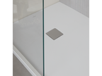 Zensova 160x80cm Rectangular Acrylic Anti-Slip Shower Tray, Grey, WSVZ14113
