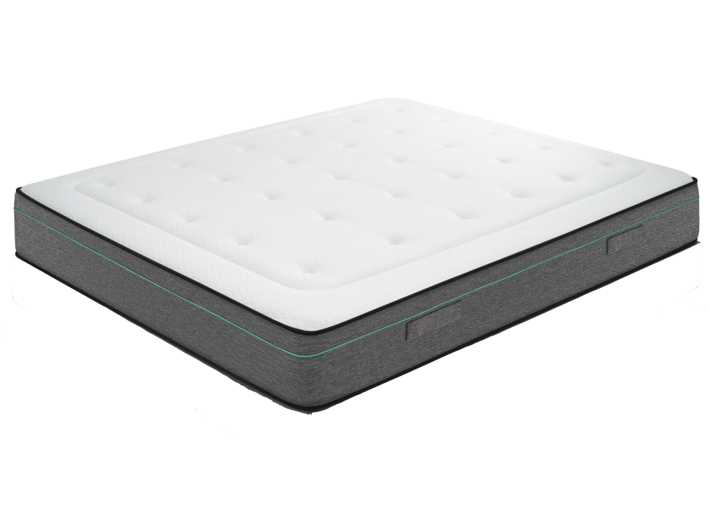 Zensova Foam Mattress Set - 160x200 - Memory Foam Comfort Layer - Zensova White SFGY22916