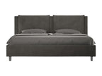 Dormeva size bed without slatted base, upholstered, 200x210 cm, grey microfiber, Dormeva MWSW74591