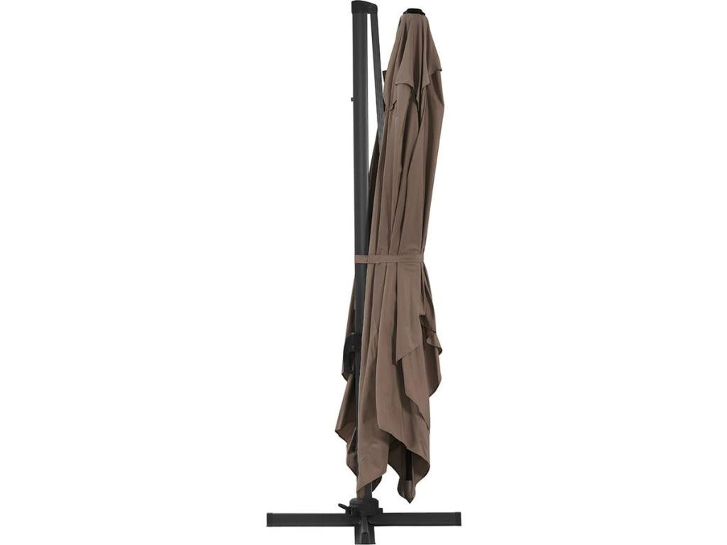 Alu Sun 4 Cantilever Garden Parasol - Rectangle - 3x4 m Protective Cover - Dormeva HHPZ52932