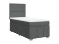 Dormeva bed base with mattress, dark grey, 100x200cm, fabric BKCI49571