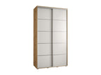 Dormeva 4 Sliding Door Wardrobe 235.2/130/60 2 Doors Dormeva/White/Silver MACK34218