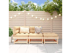 3-piece garden furniture set in solid pine wood WFHG84727
