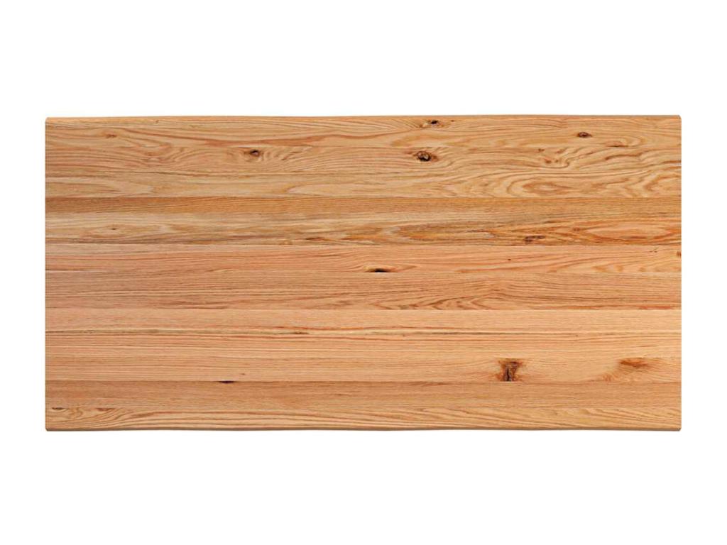 Light brown rectangular solid oak dining table TDEZ20097